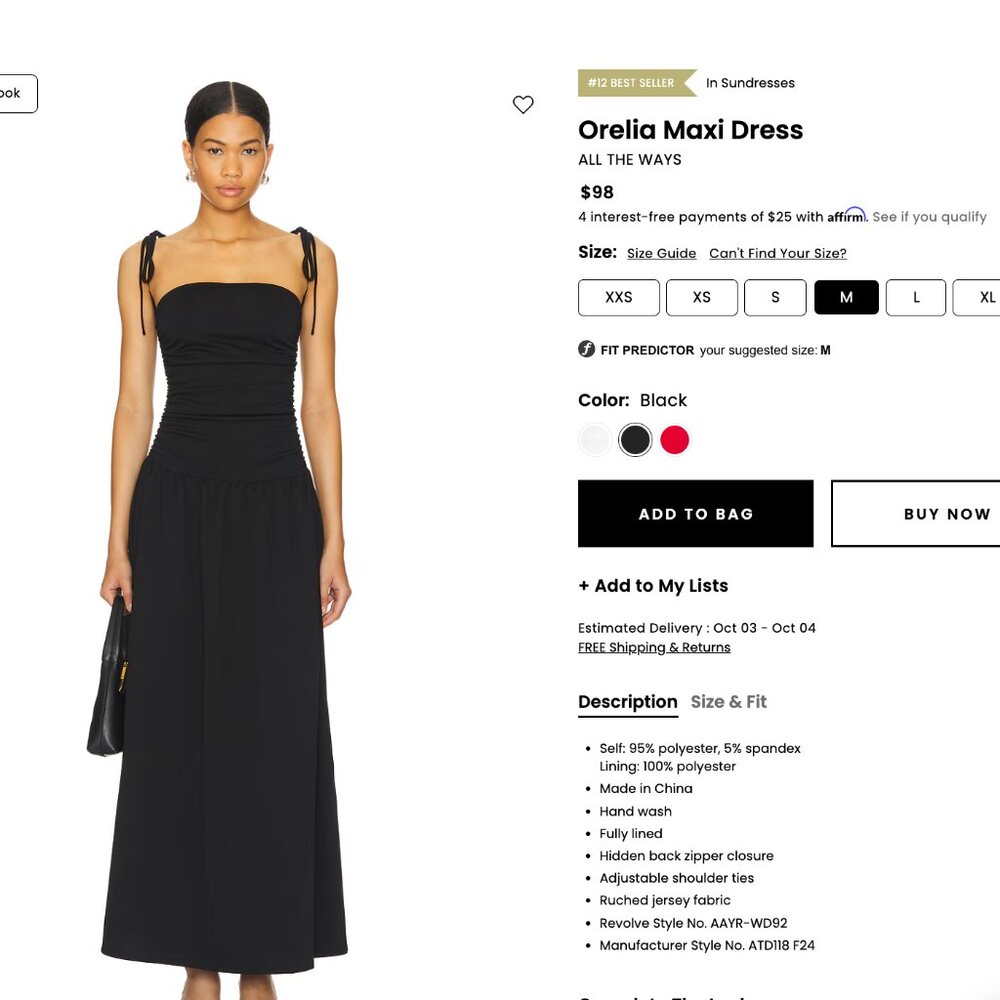 Revolve Orelia Maxi Dress